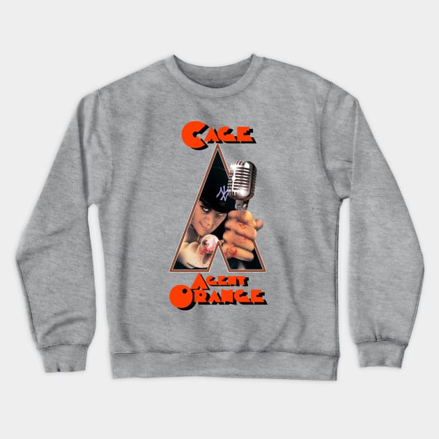 Cage “Agent Orange” Crewneck Sweatshirt by BludBros